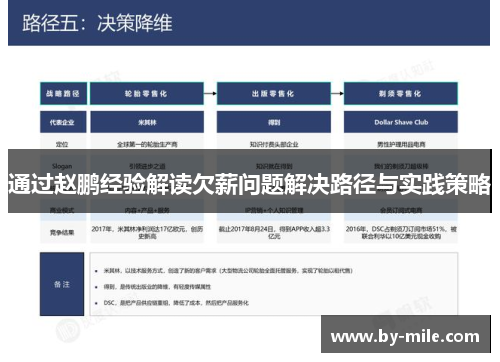 通过赵鹏经验解读欠薪问题解决路径与实践策略 通过赵鹏经验解读欠薪问题解决路径与实践策略